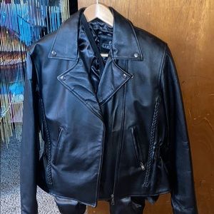 Genuine Leather 3 piece Motorcycle Jacket
